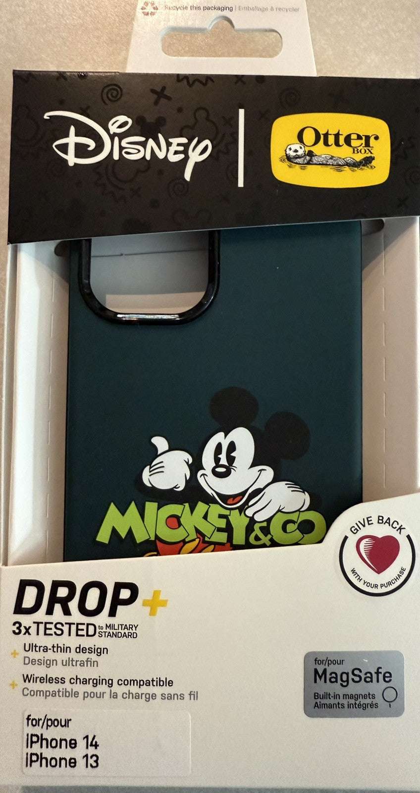 IPhone 13/14 Otterbox Disney Parks Mickey & Co Character Phone Case(New)