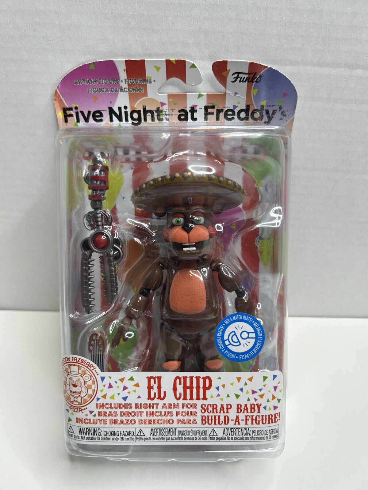 Funko Five Nights at Freddy's FNAF El Chip 5” Figure Pizzeria Simulator