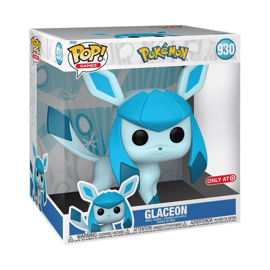 Funko Pop! Vinyl Jumbo 10 in: Pokémon - Glaceon - Funko (Exclusive) #930 NEW