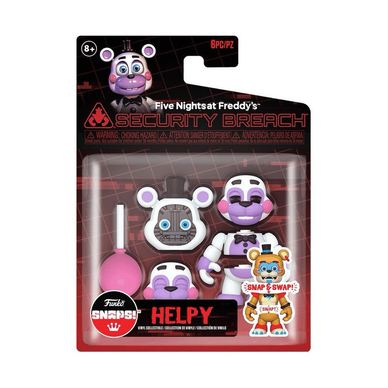 FUNKO SNAPS! FIVE NIGHTS AT FREDDYS FNAF SECURITY BREACH HELPY VINYL FIGURE