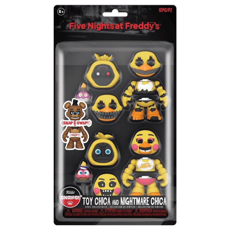 Funko Snaps Five Nights At Freddys Snap Toy Chica And Nightmare  Chica Fnaf